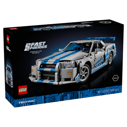 LEGO Technic: 2 Fast 2 Furious Nissan Skyline GT-R (R34) Car (42210)