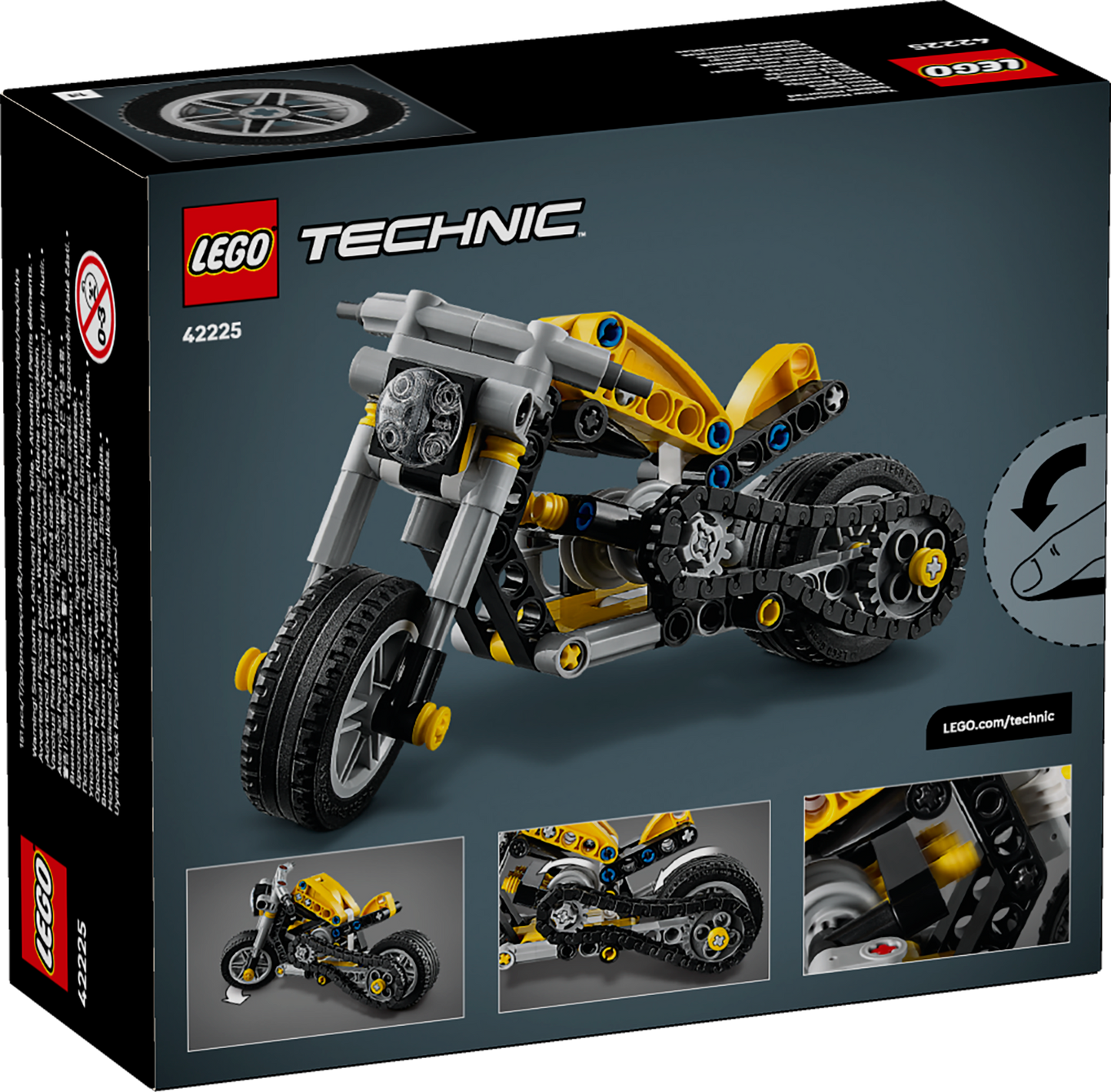 LEGO Technic: Yellow Motorcycle (42225)