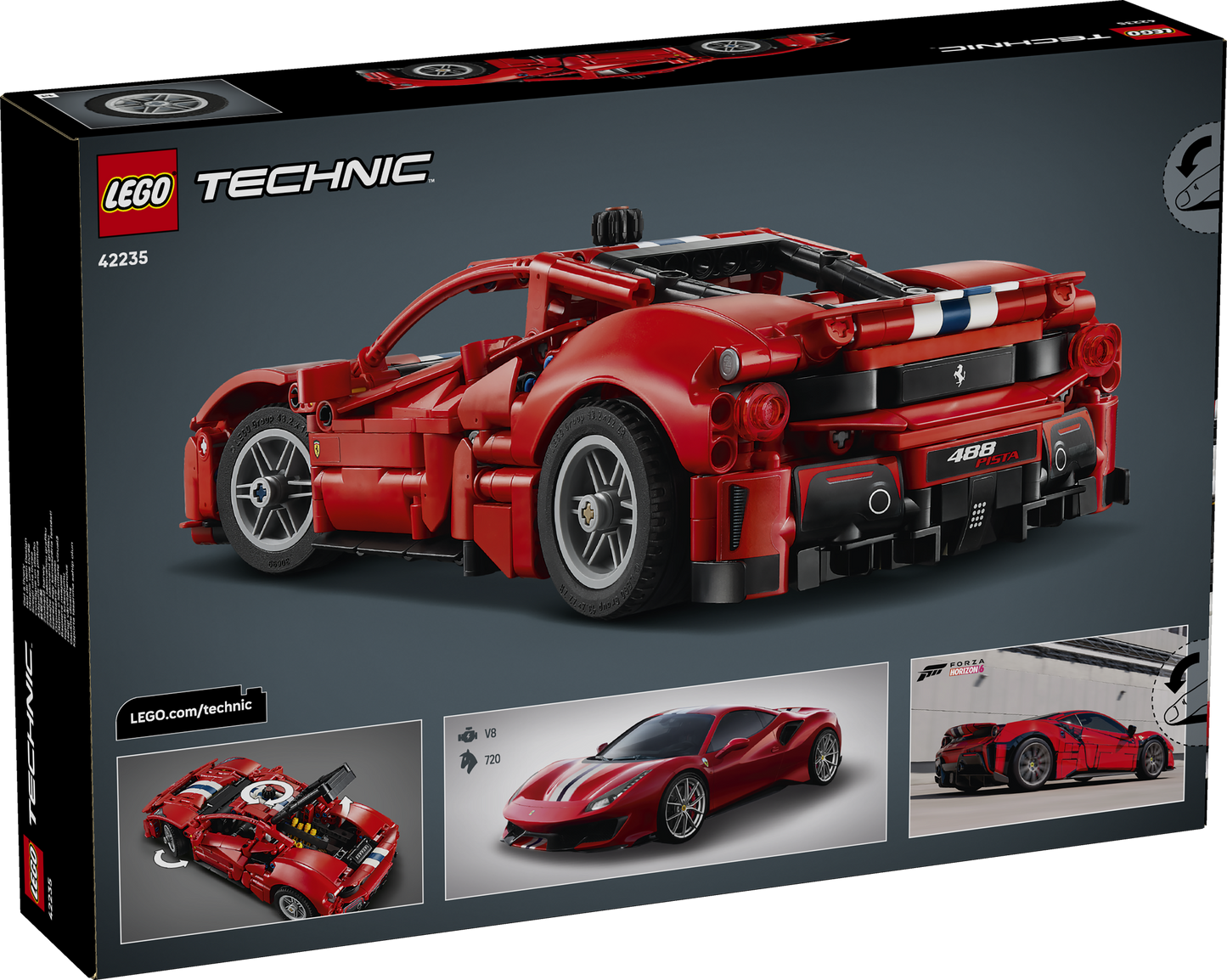 LEGO Technic: Ferrari 488 Pista Car (42235)
