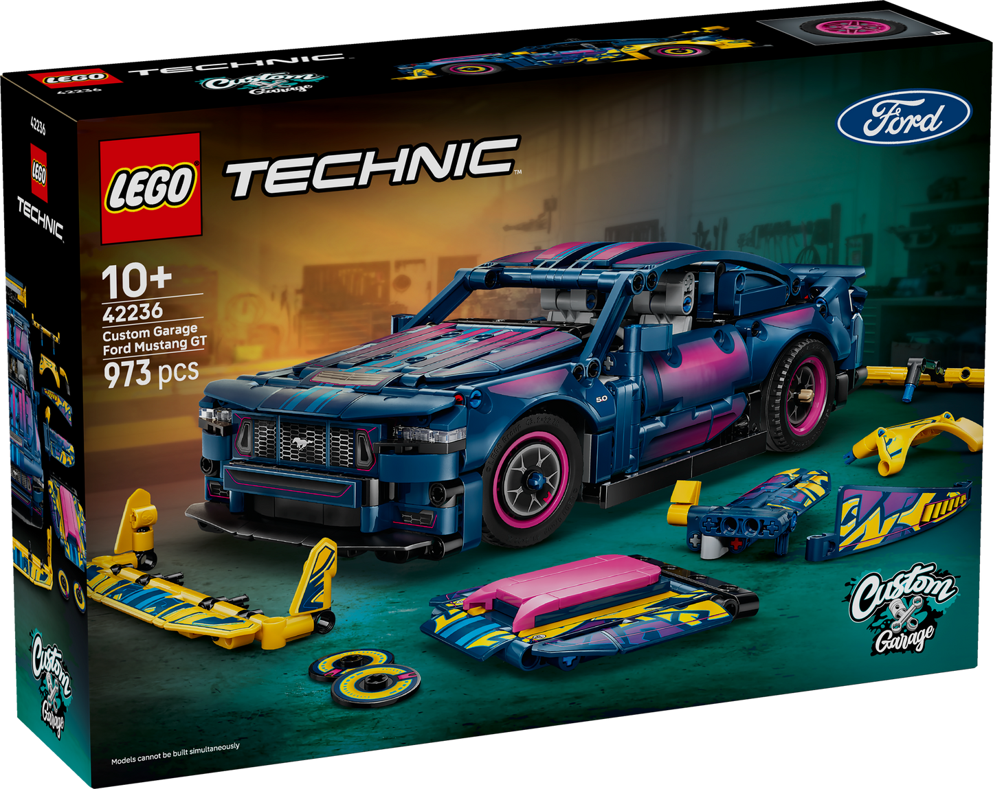 LEGO Technic: Custom Garage Ford Mustang GT Car (42236)