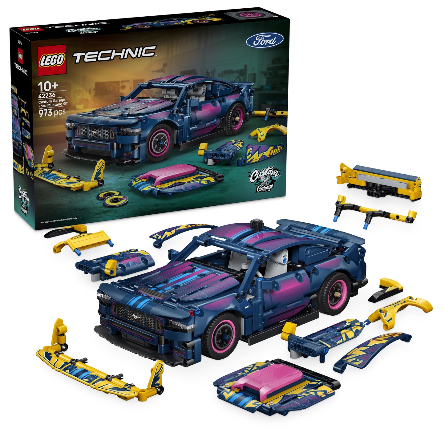 LEGO Technic: Custom Garage Ford Mustang GT Car (42236)