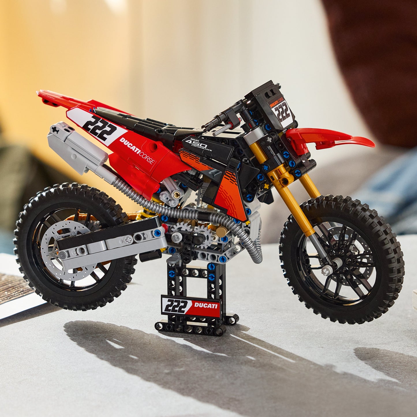 LEGO Technic: Ducati Desmo450 MX Factory Motorcycle (42238)