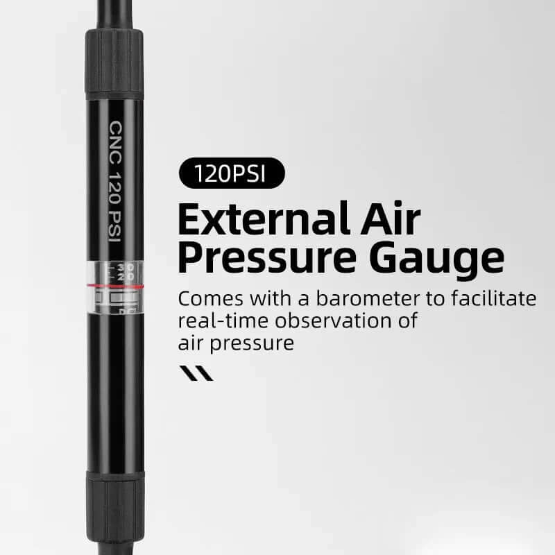 Portable Bicycle Pump Air Inflator 120PSI with Gauge