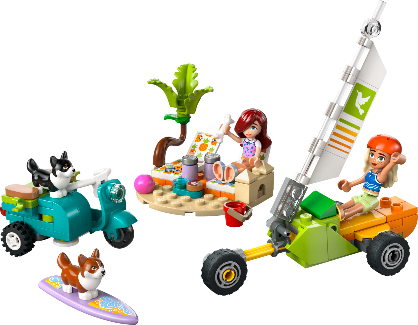 LEGO Friends: Surfing Dogs and Scooter Adventure (42641)