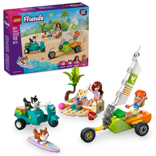 LEGO Friends: Surfing Dogs and Scooter Adventure (42641)