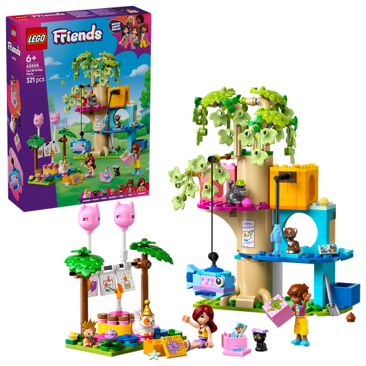 LEGO Friends: Cat Birthday Party & Tree House (42666)