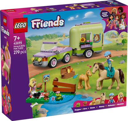 LEGO Friends: Horse and Baby Foal Trailer (42695)