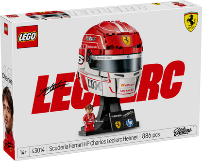 LEGO Editions: Scuderia Ferrari HP Charles Leclerc Helmet (43014)