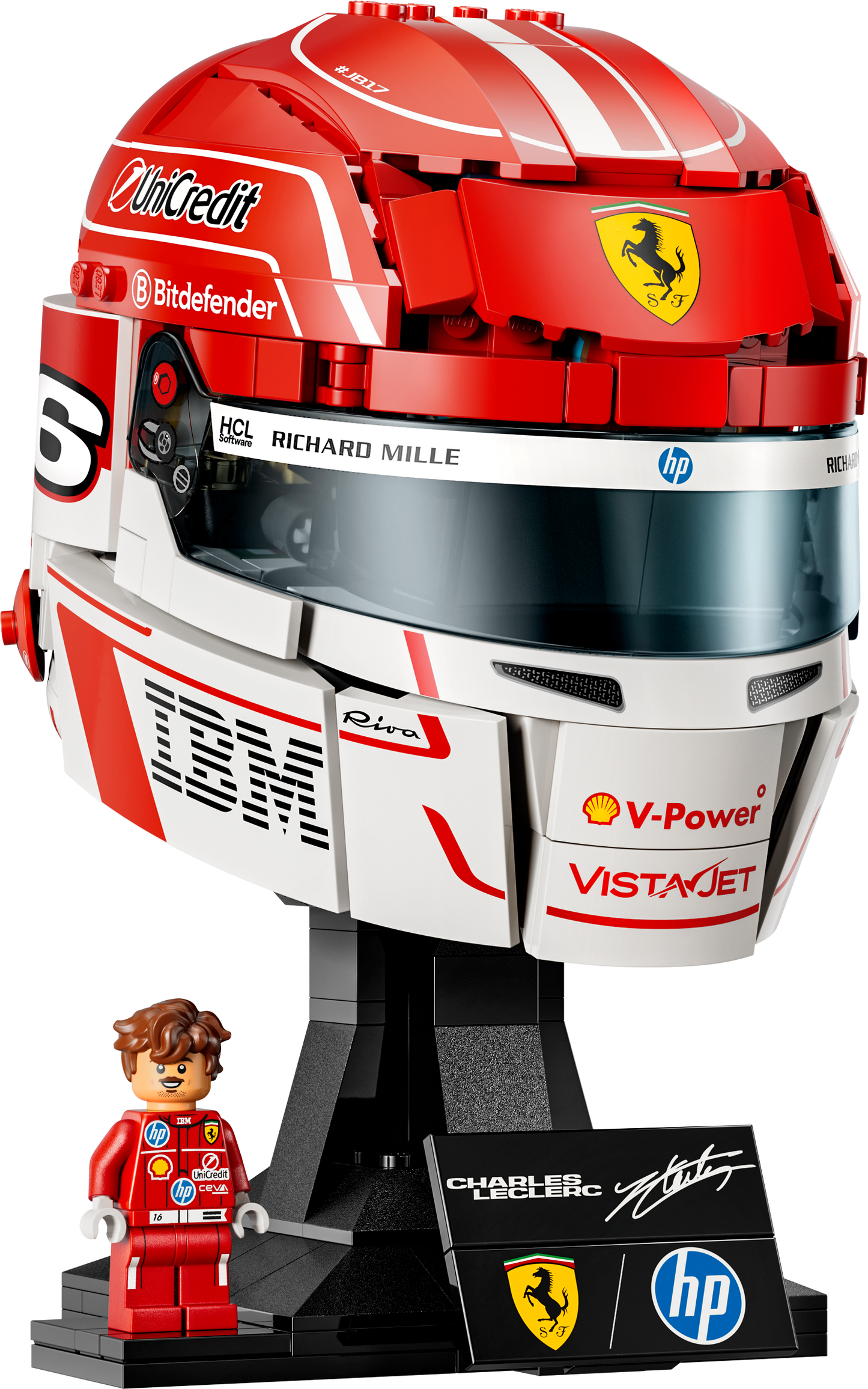 LEGO Editions: Scuderia Ferrari HP Charles Leclerc Helmet (43014)