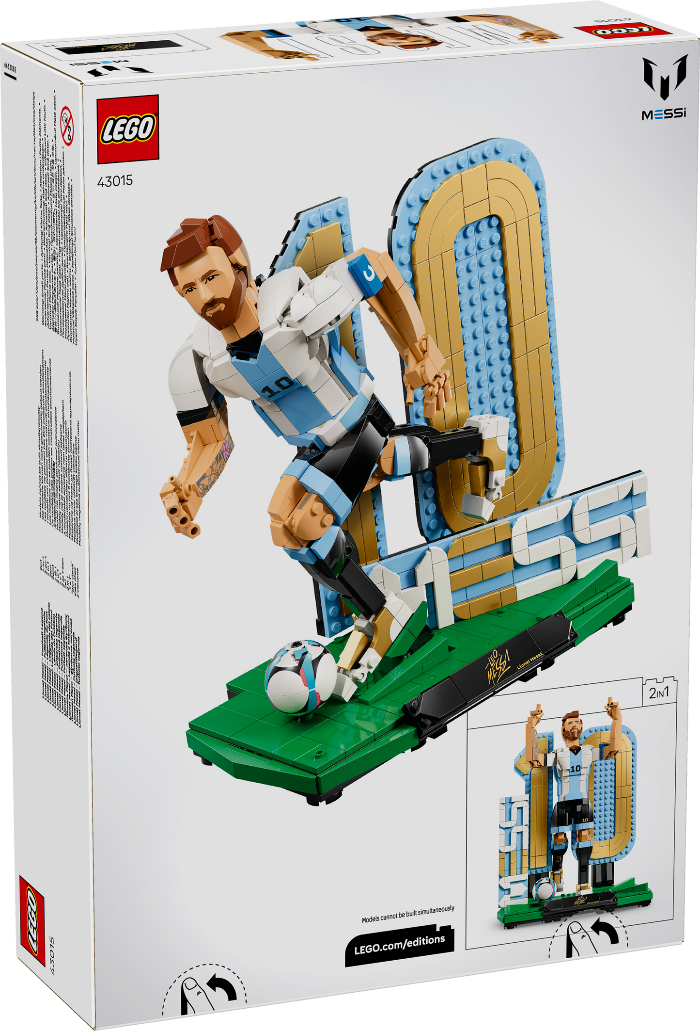 LEGO Editions: Lionel Messi Soccer Legend (43015)