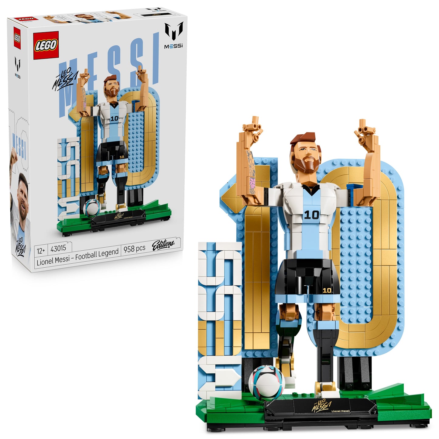 LEGO Editions: Lionel Messi Soccer Legend (43015)