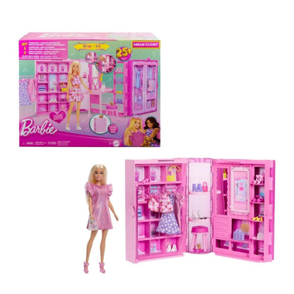Barbie Dream Closet Doll, Playset and Accessories