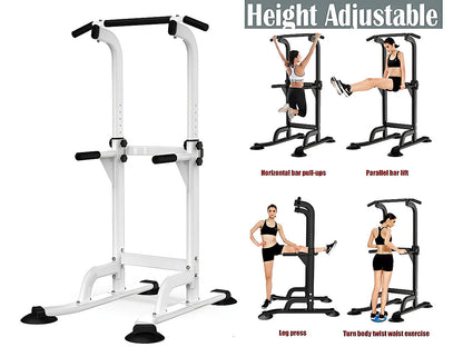 Power Tower Pull-Up & Chin-Up Station – Adjustable Workout Equipment