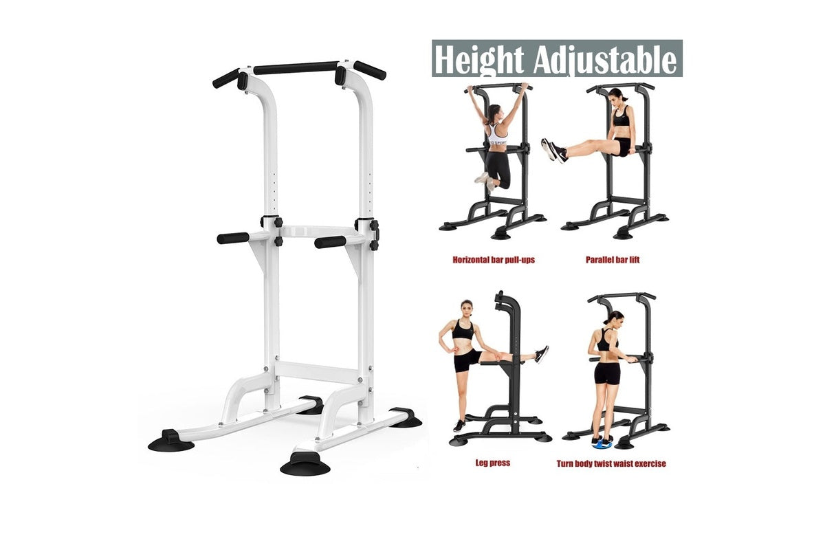 Power Tower Pull-Up & Chin-Up Station – Adjustable Workout Equipment