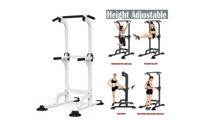Power Tower Pull-Up & Chin-Up Station – Adjustable Workout Equipment
