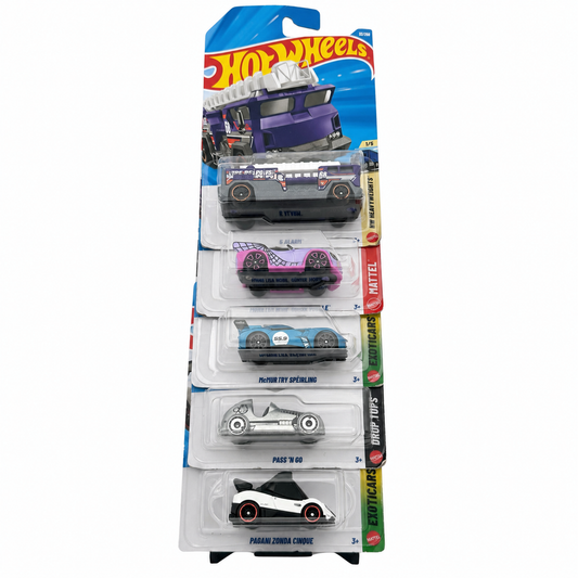 DisplayX 5-Pack In-Box Display Stand Compatible with Hot Wheels® Cars