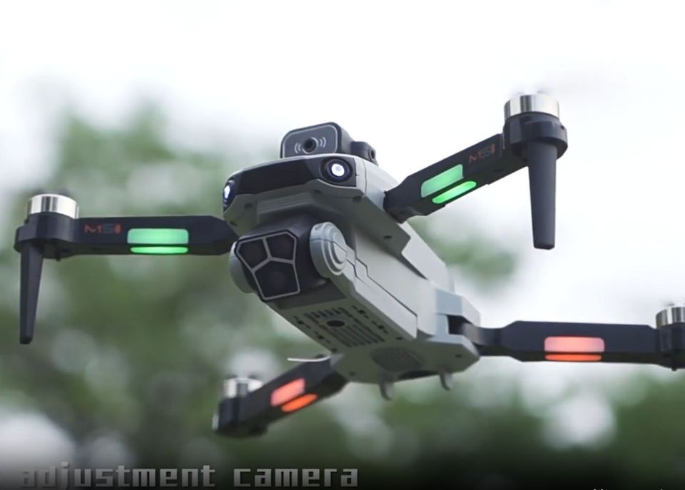 Brushless Motors Obstacle Avoidance Drone Dual Camera WiFi FPV Foldable Altitude