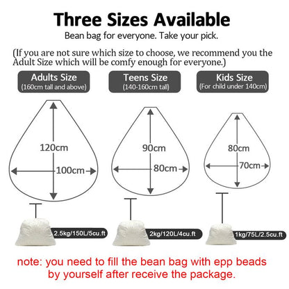 Outdoor Water resistant Bean Bag