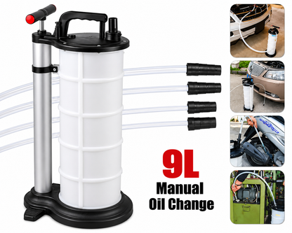 9L Manual Waste Oil Fluid Extractor Pump Fuel Car Boat Transfer