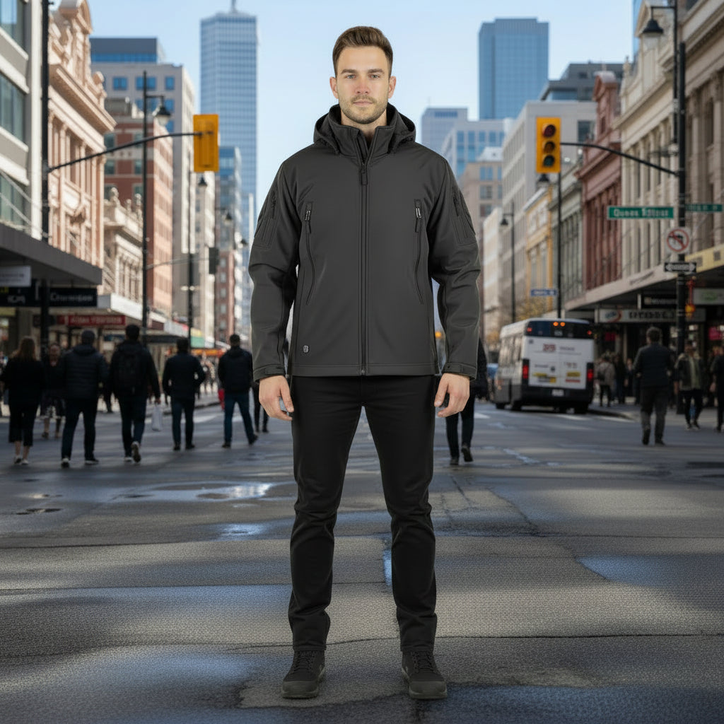 Men's Military Tactical Soft Shell Jacket Coat Water Resistant Windbreaker M-3XL