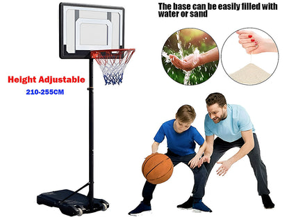 Adjustable Portable Basketball Hoop 2.5 M