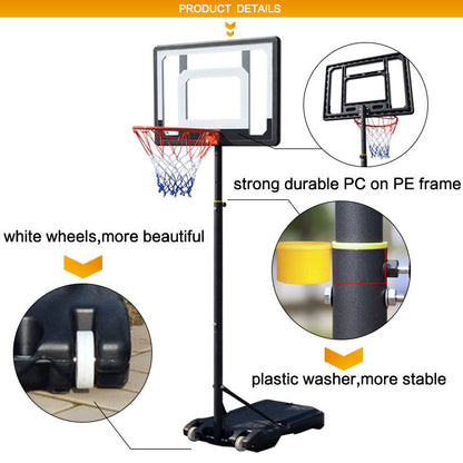 Adjustable Portable Basketball Hoop 2.5 M