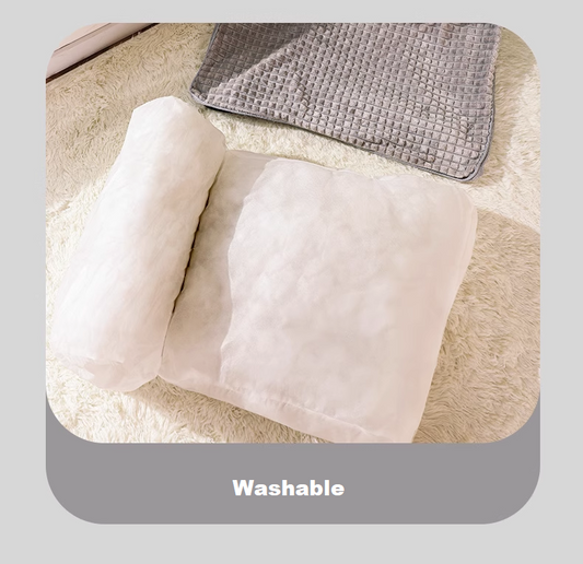120cm Dog Bed Pet Mattress Warm Thick Washable XL - Grey