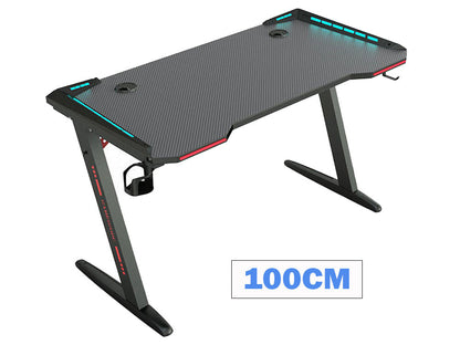 Gaming Desk Table 100CM RGB