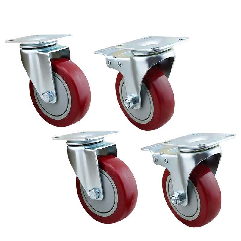 Caster Wheels Trolley Wheels Kit