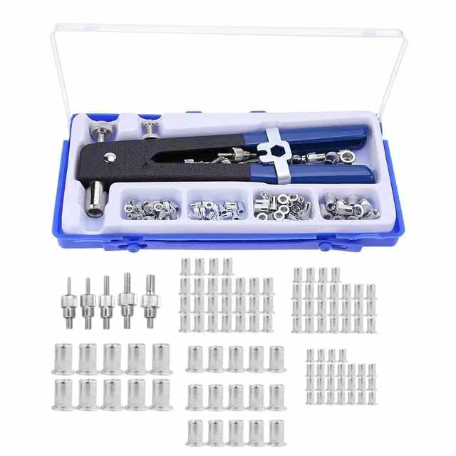 Nut Rivet Riveter Gun Riveting Kit