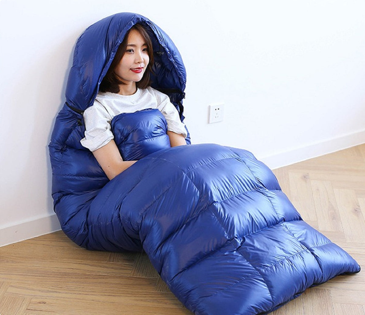 Ecotrek Goose Down Envelope Sleeping Bag – Compact & Lightweight LLL3011