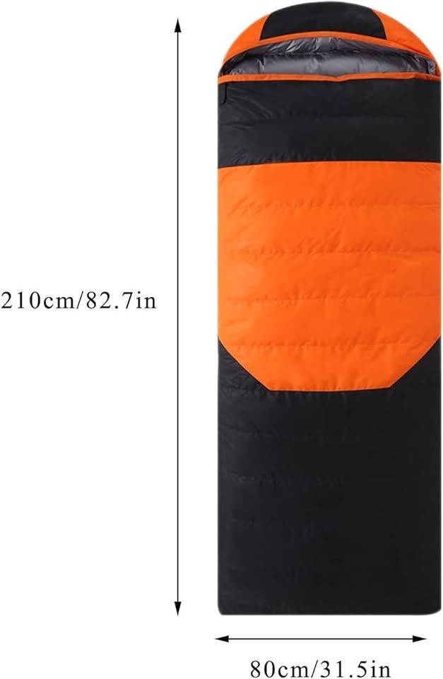 Outdoor Single Duck Down Sleeping Bag LLL5017