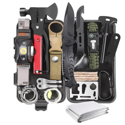 30 in 1 Survival Gear and Equipment Emergency Survival Kit for Camping, Hiking, Hunting, and Fishing