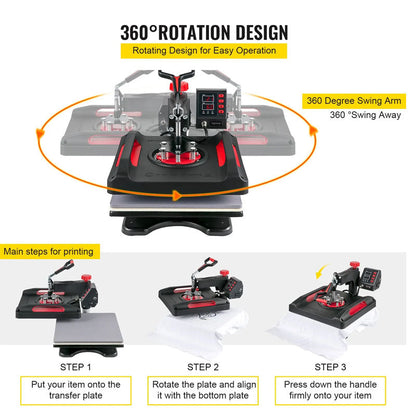 Mug Heat Press Machine 38x38cm