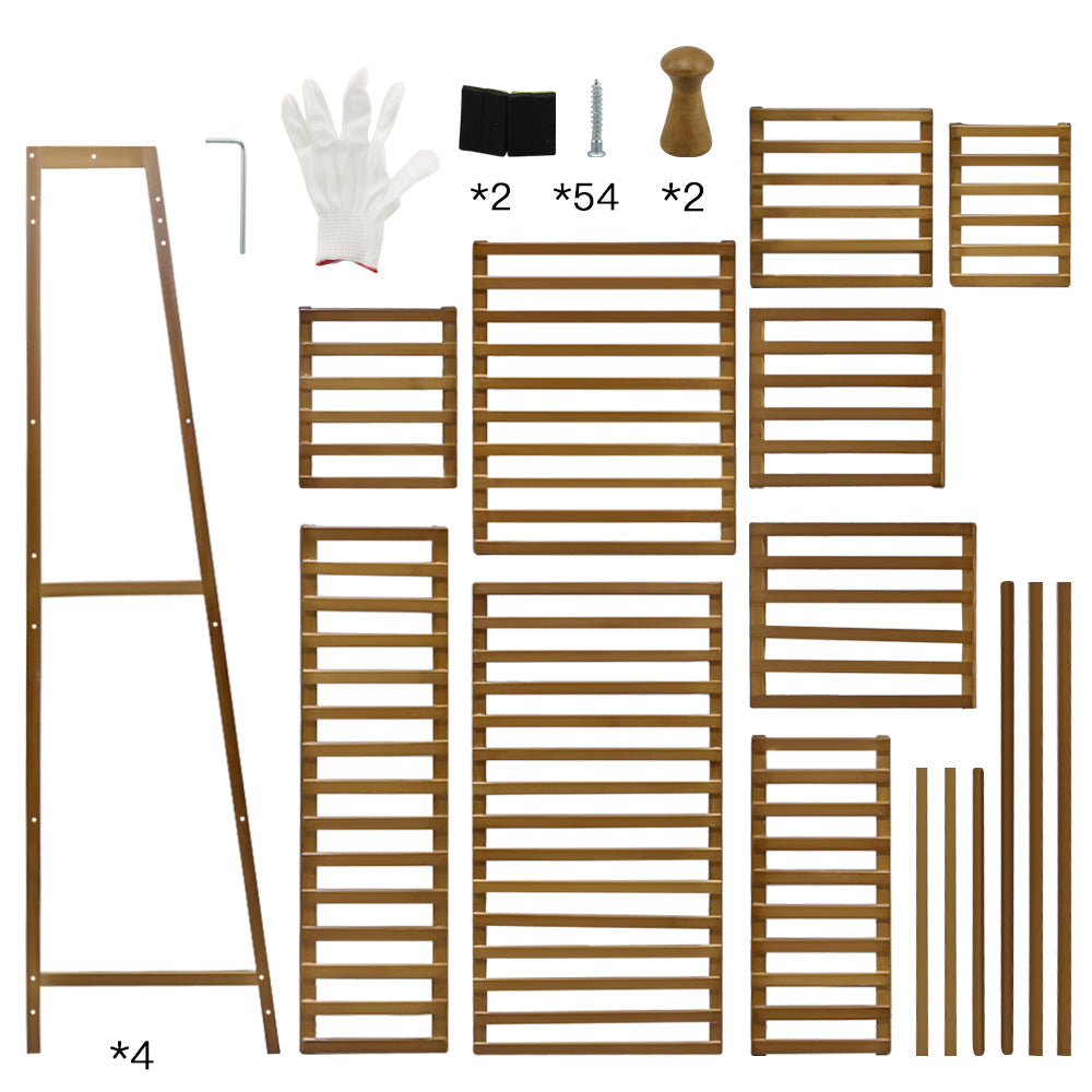 Bamboo Wardrobe Clothes Rack