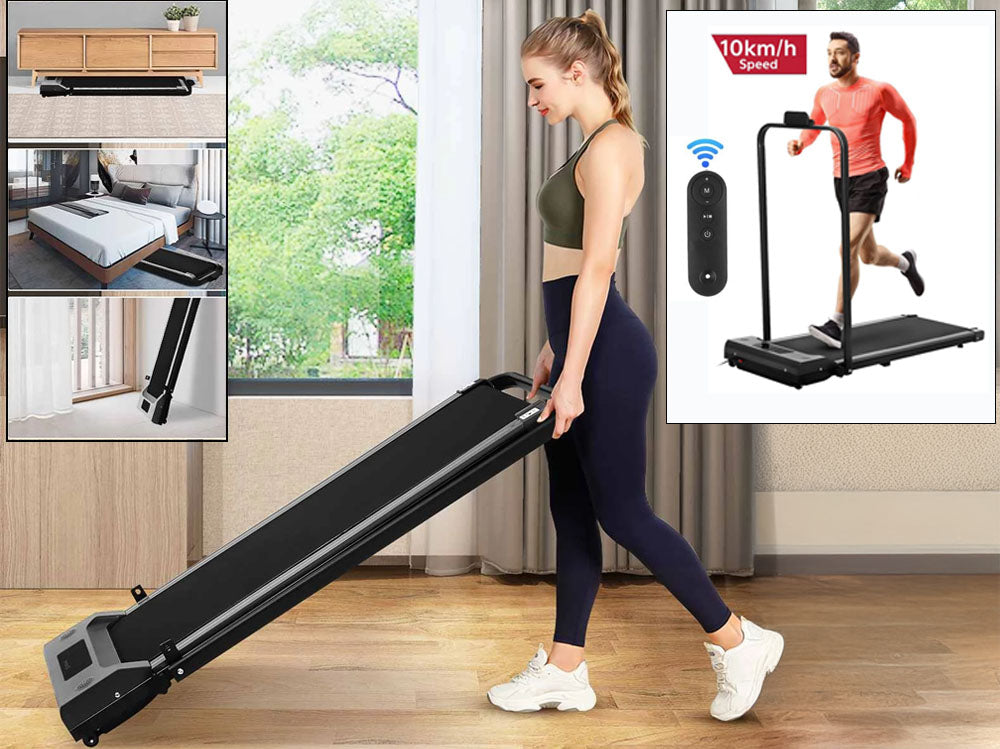 Foldable Walking Pad Treadmill Compact Flat