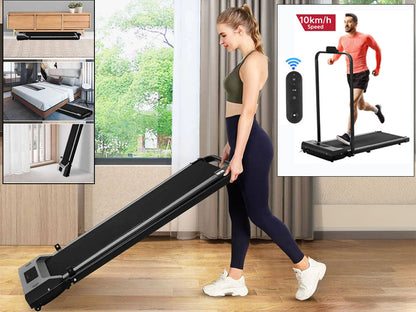 Foldable Walking Pad Treadmill Compact Flat