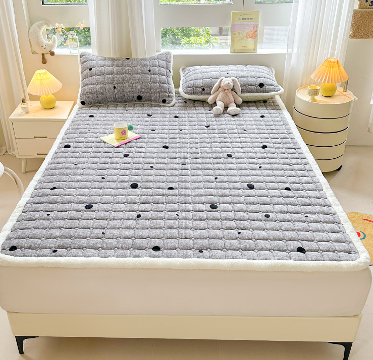 dOUBLE Mattresses Toppers, Quilted Floor Futon Mattress (Pillow cover Not Included)