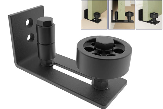 Sliding Barn Door Hardware Bottom Adjustable Roller