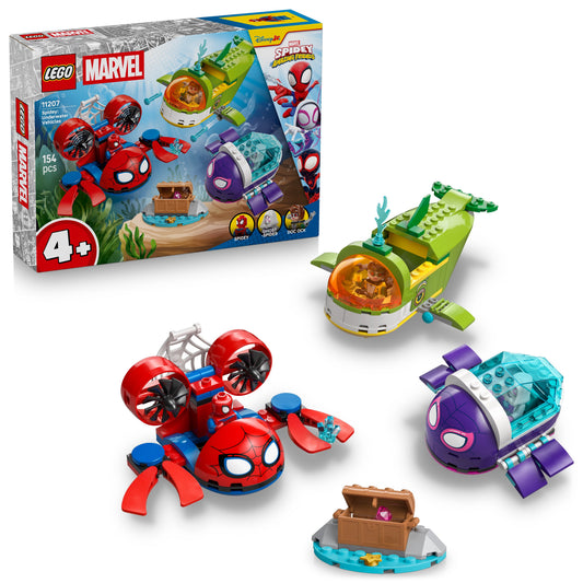 LEGO Marvel: Spidey And His Amazing Friends Spidey: Underwater Vehicles (11207)