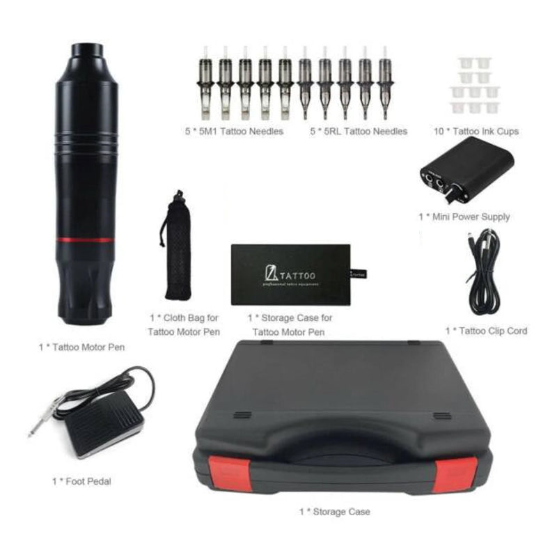 Tattoo Gun Kit Combo All in One