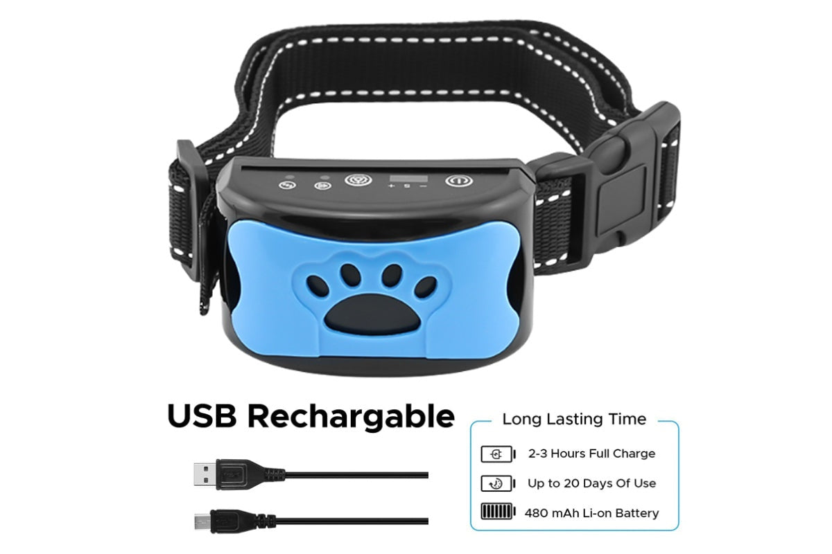 Dog Bark Collar Rechargeable Dog Training Collar