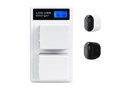 Arlo Pro 3 / Pro 4 Battery Charger + 2 Batteries