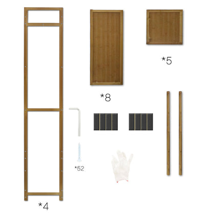 Bamboo Wardrobe Clothes Rack