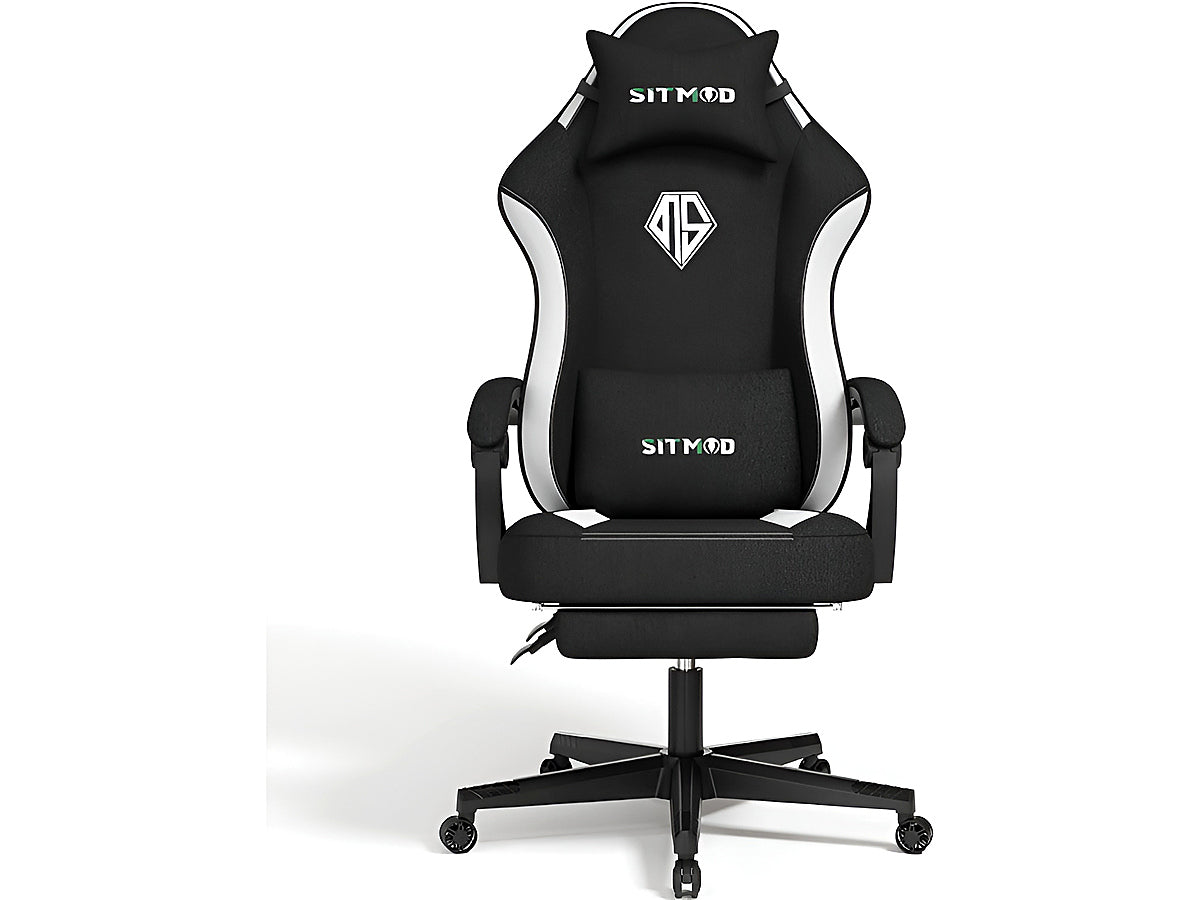 Gaming Chair Office Chair Black White