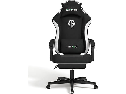 Gaming Chair Office Chair Black White
