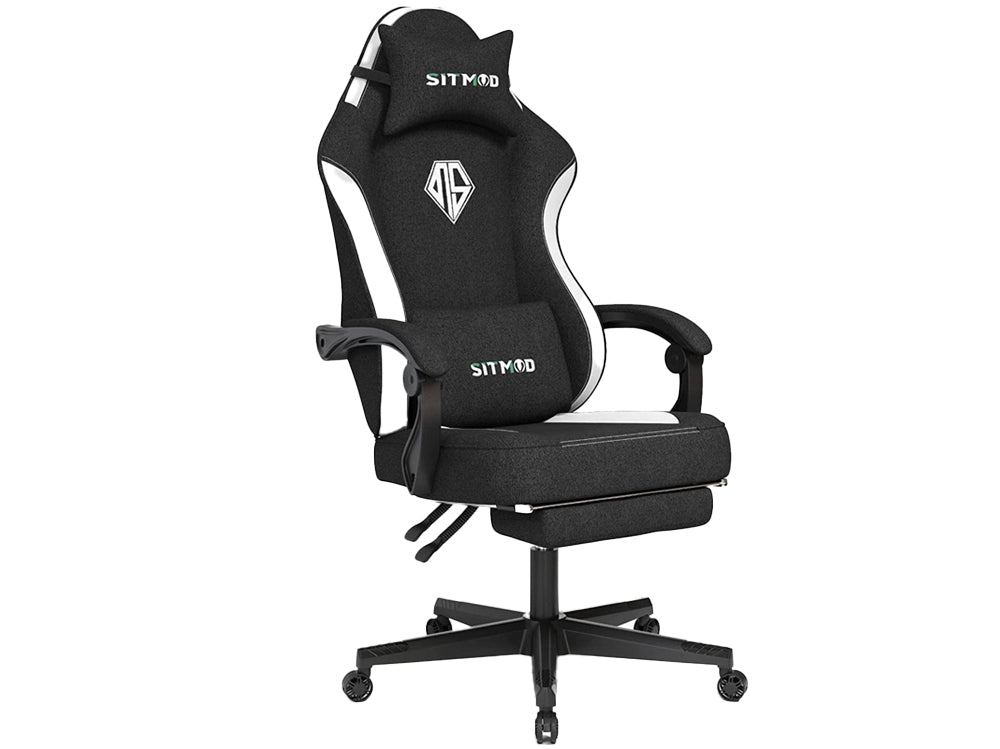 Gaming Chair Office Chair Black White