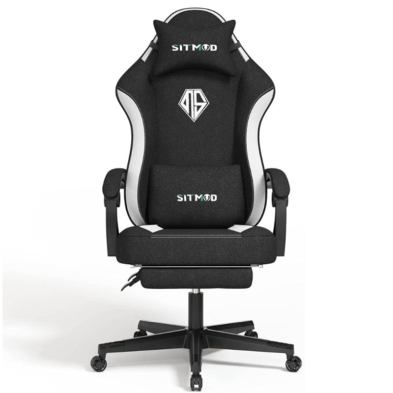Gaming Chair Office Chair Black White