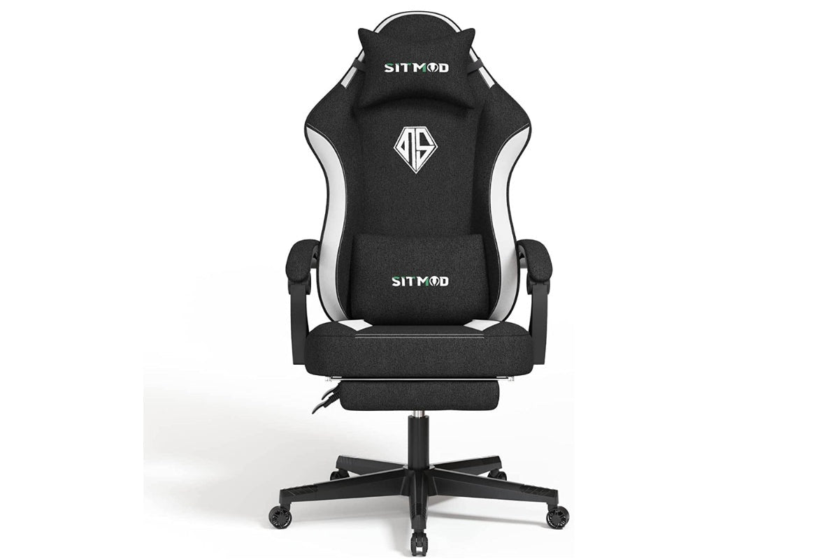 Gaming Chair Office Chair Black White