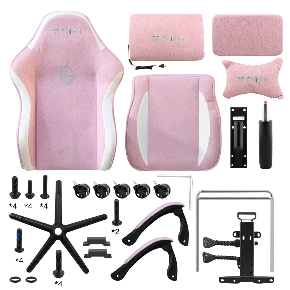 Gaming Chair Office chair with Headrest and Lumbar Support